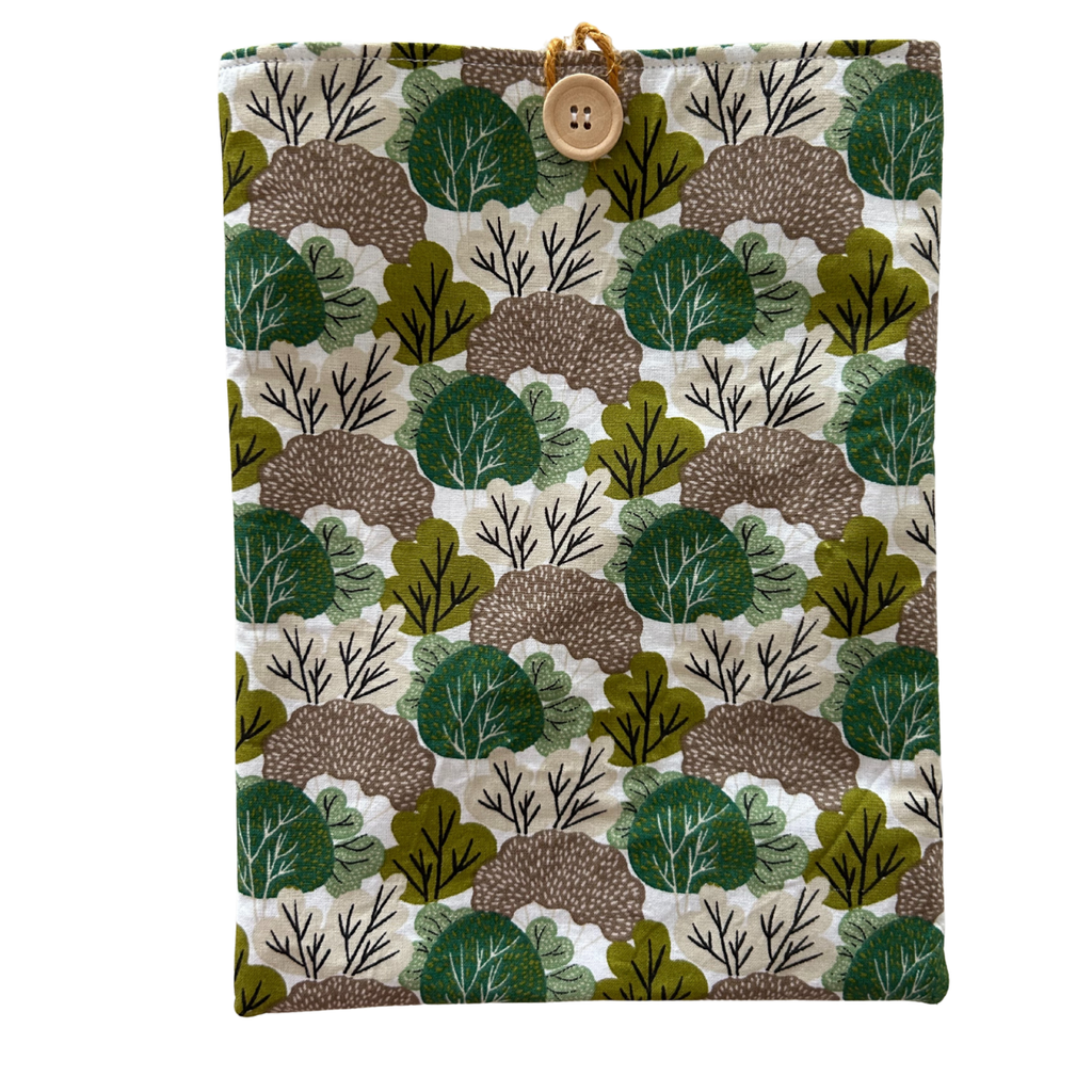 Housse protège livre + Marque-page offert - Pièce unique - Forêt