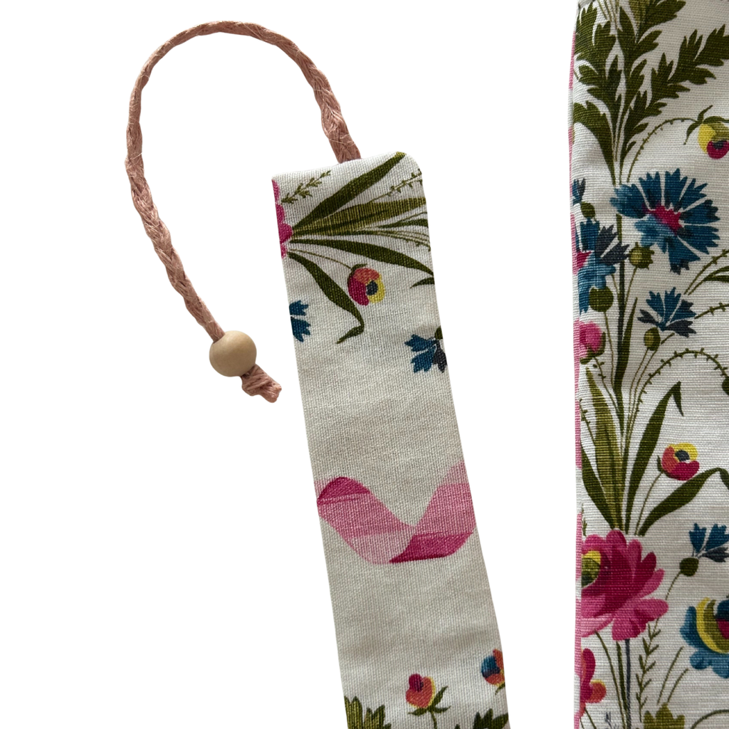 Housse protège livre + Marque-page offert - Pièce unique - Printemps