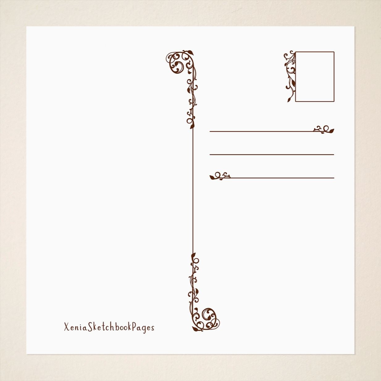 Carte postale ou de vœux - Le printemps arrive