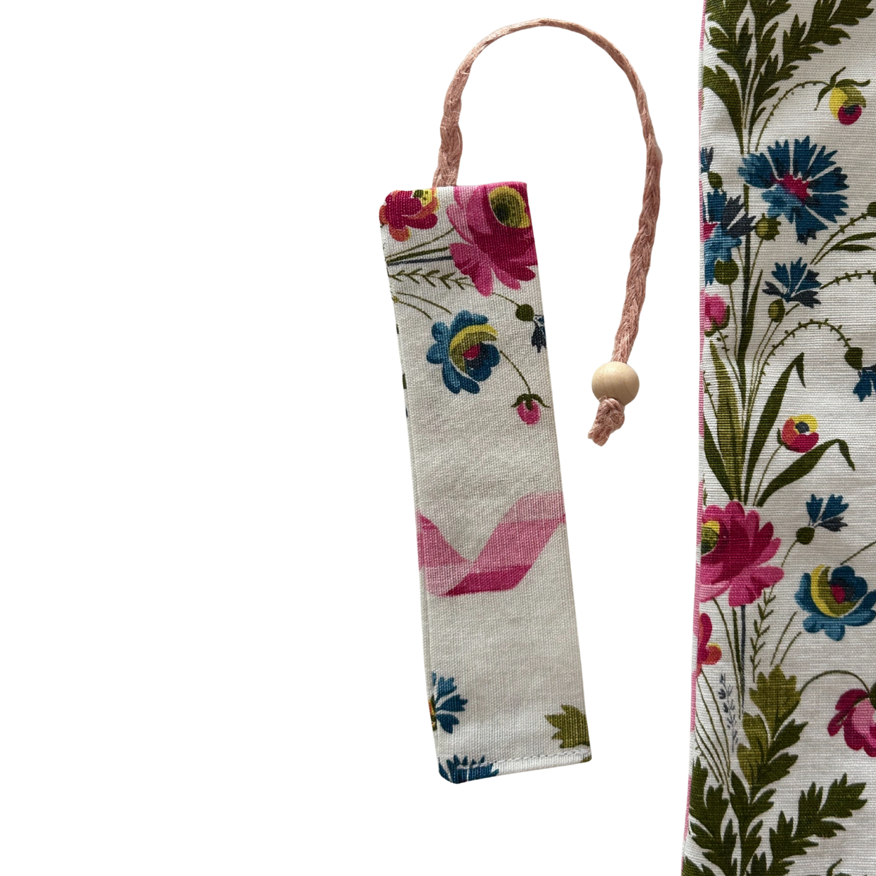 Housse protège livre + Marque-page offert - Pièce unique - Printemps