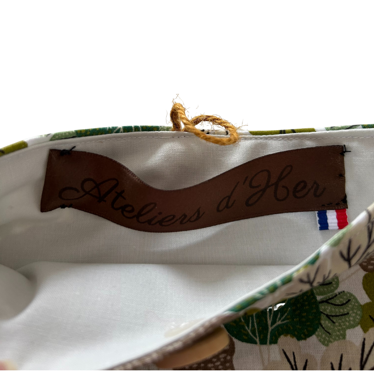 Housse protège livre + Marque-page offert - Pièce unique - Forêt