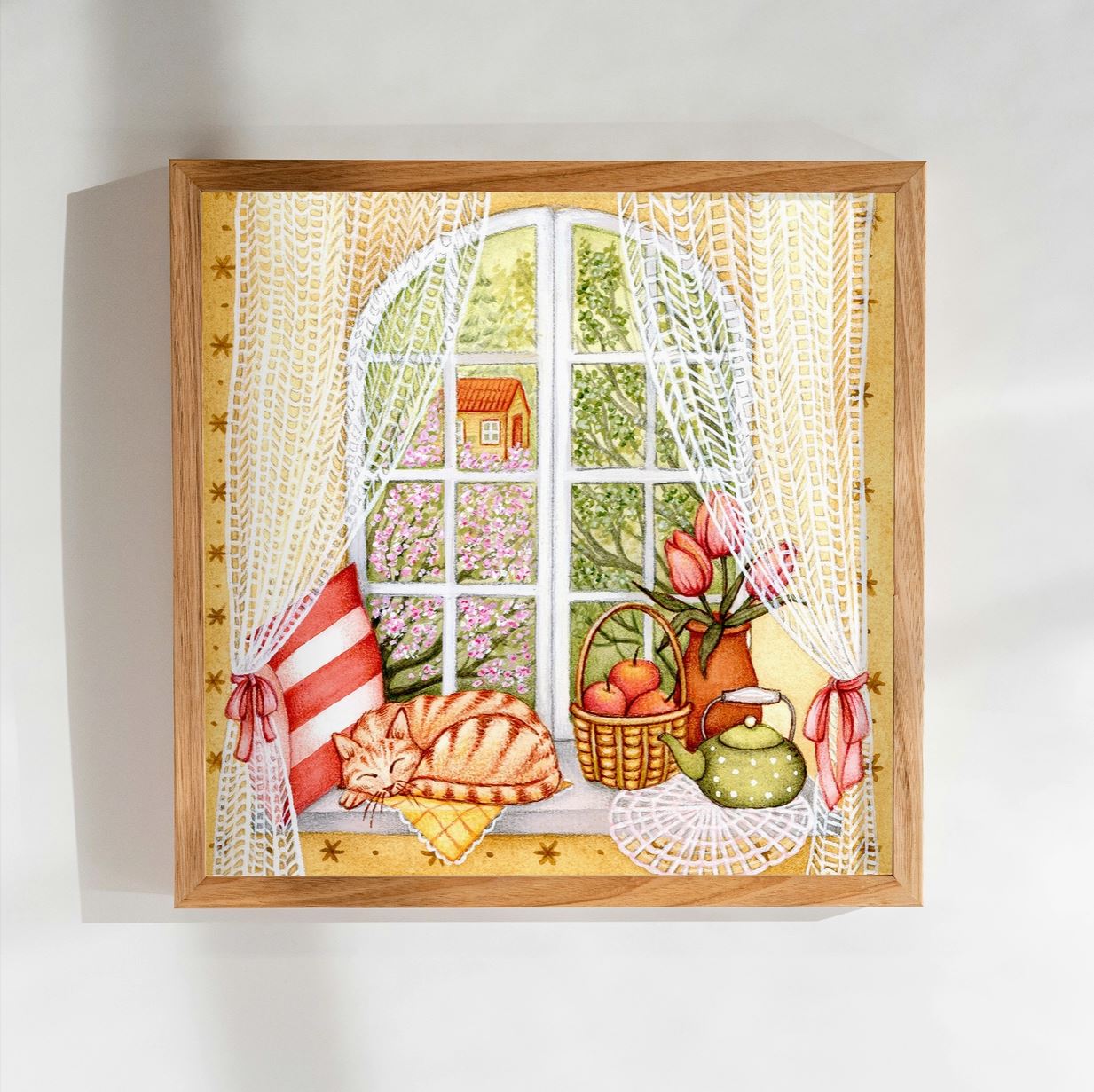 Carte postale ou de vœux - Le printemps arrive