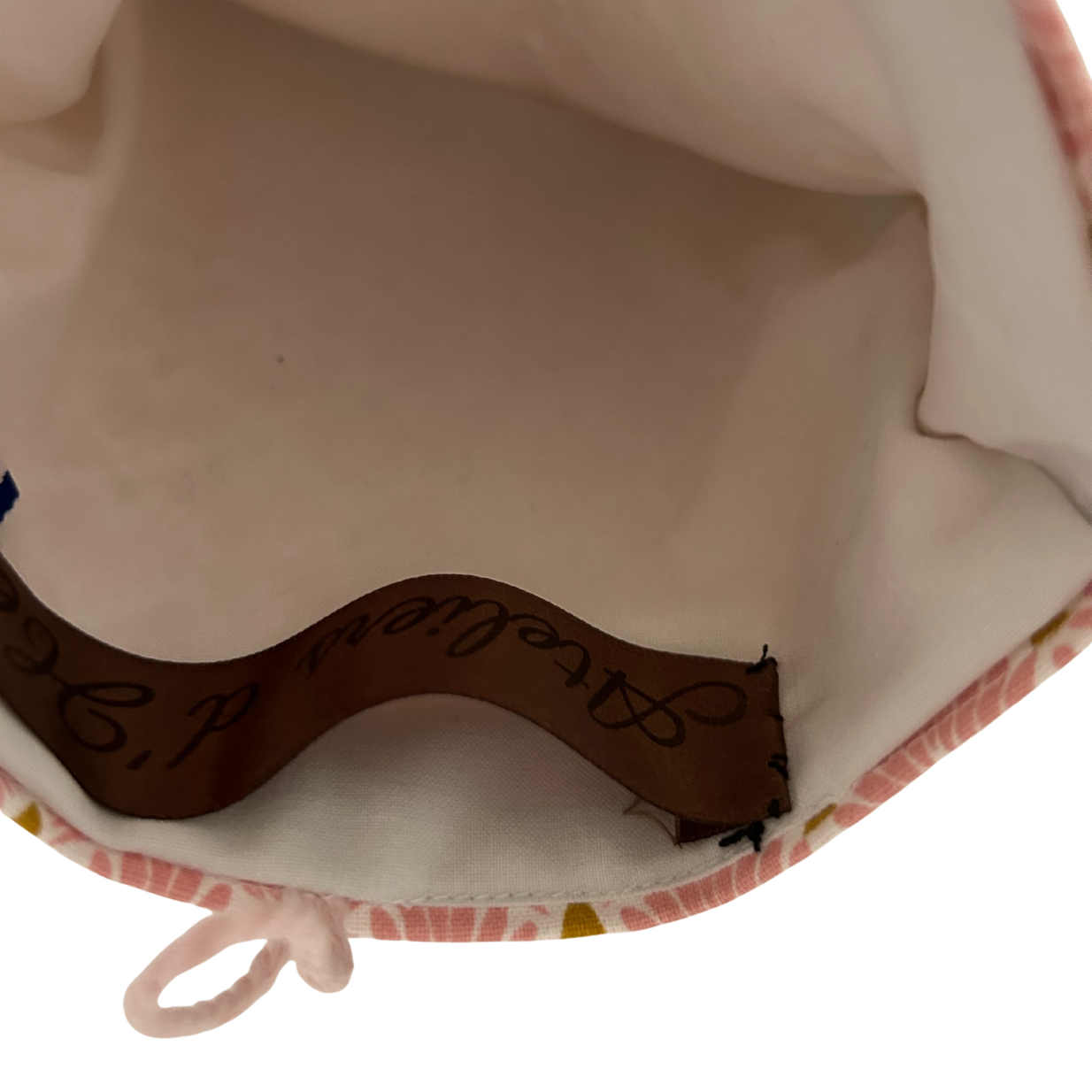 Housse protège livre + Marque-page offert - Pièce unique - Losanges roses