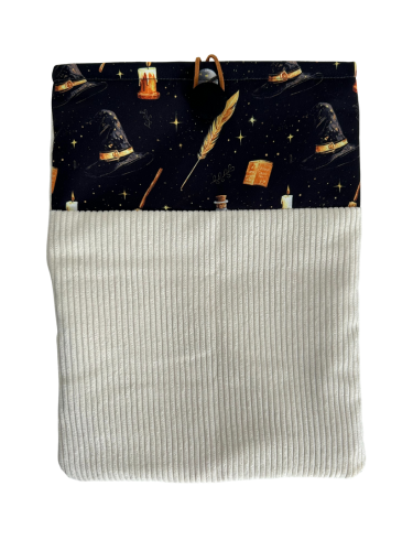 Housse protège livre - Pièce unique - Velours magique