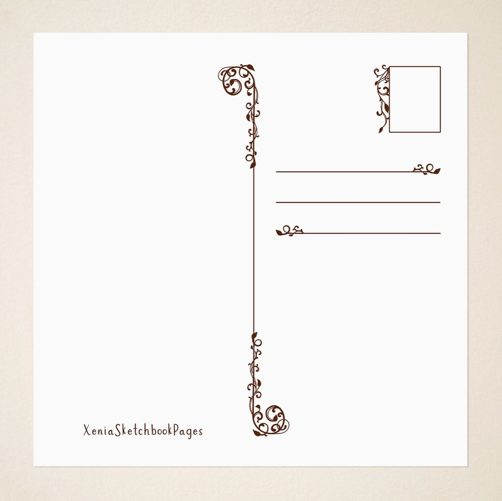 Carte postale ou de vœux - Une fée du printemps