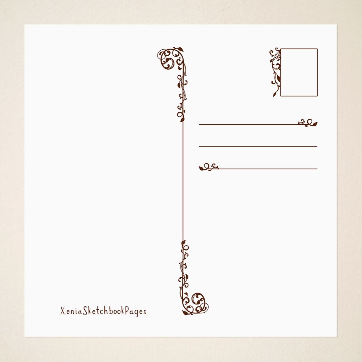 [PRÉCOMMANDE] Carte postale ou de vœux - Un chat de jardin