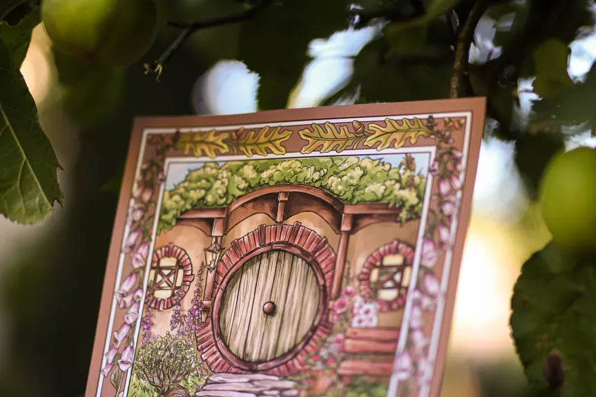 Illustration - Chaumière en Été