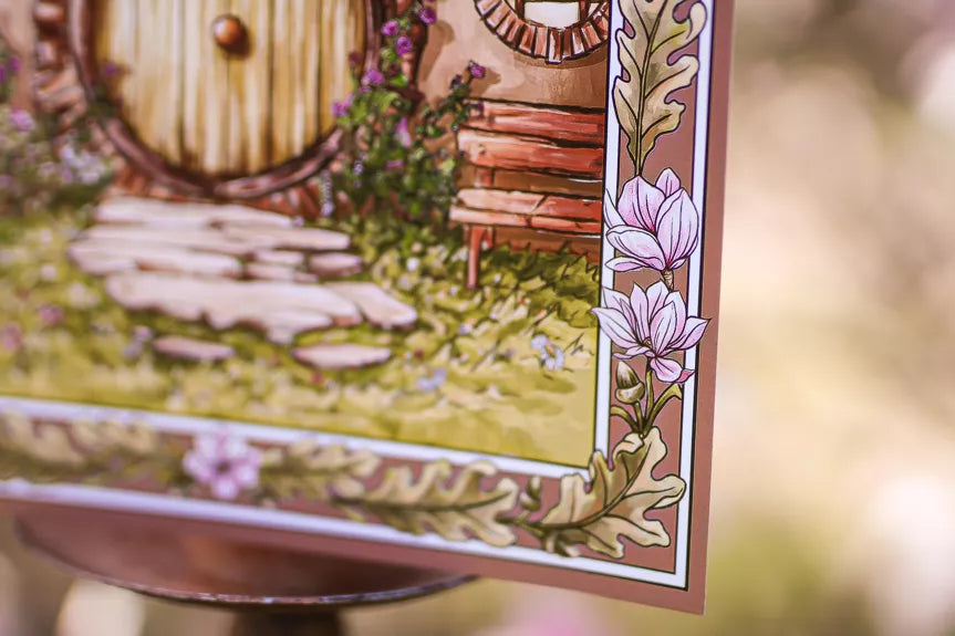 Illustration - Chaumière au Printemps