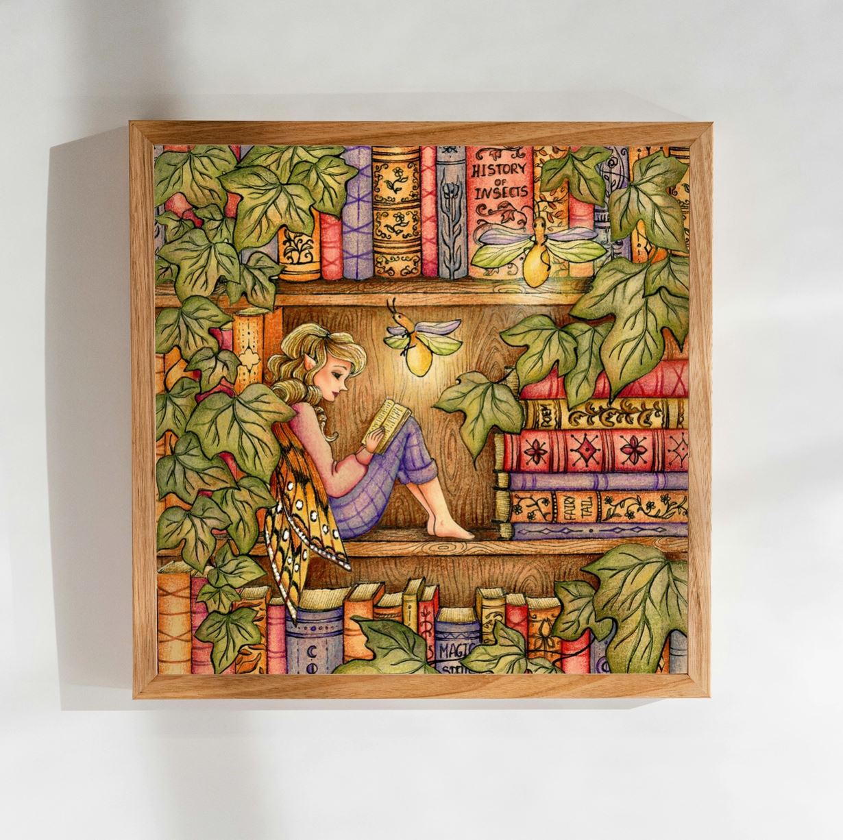 Carte postale ou de vœux - Le Livre de Contes de Fées de la Fée