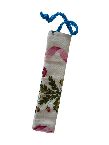 Housse protège livre + Marque-page offert - Pièce unique - Fleurs printanières