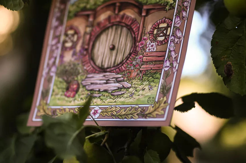 Illustration - Chaumière en Été