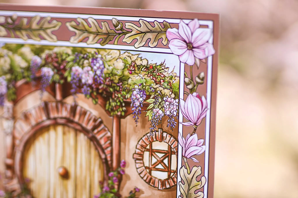 Illustration - Chaumière au Printemps