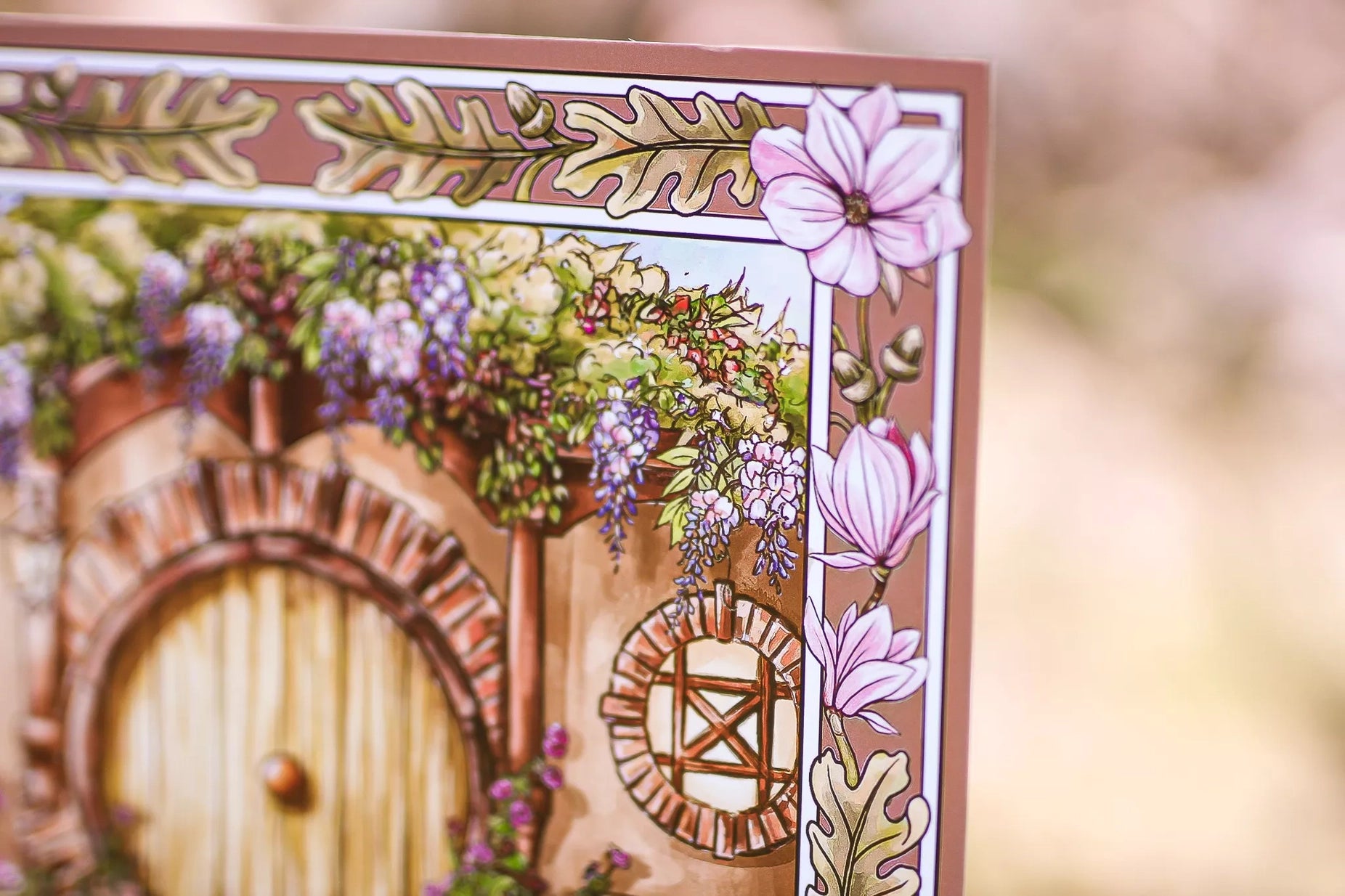 Illustration - Chaumière au Printemps