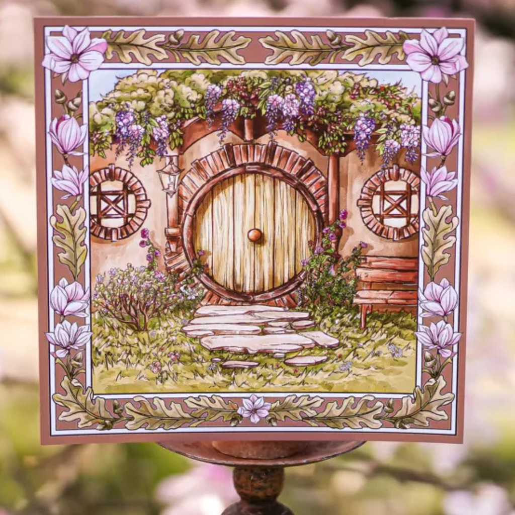 Illustration - Chaumière au Printemps