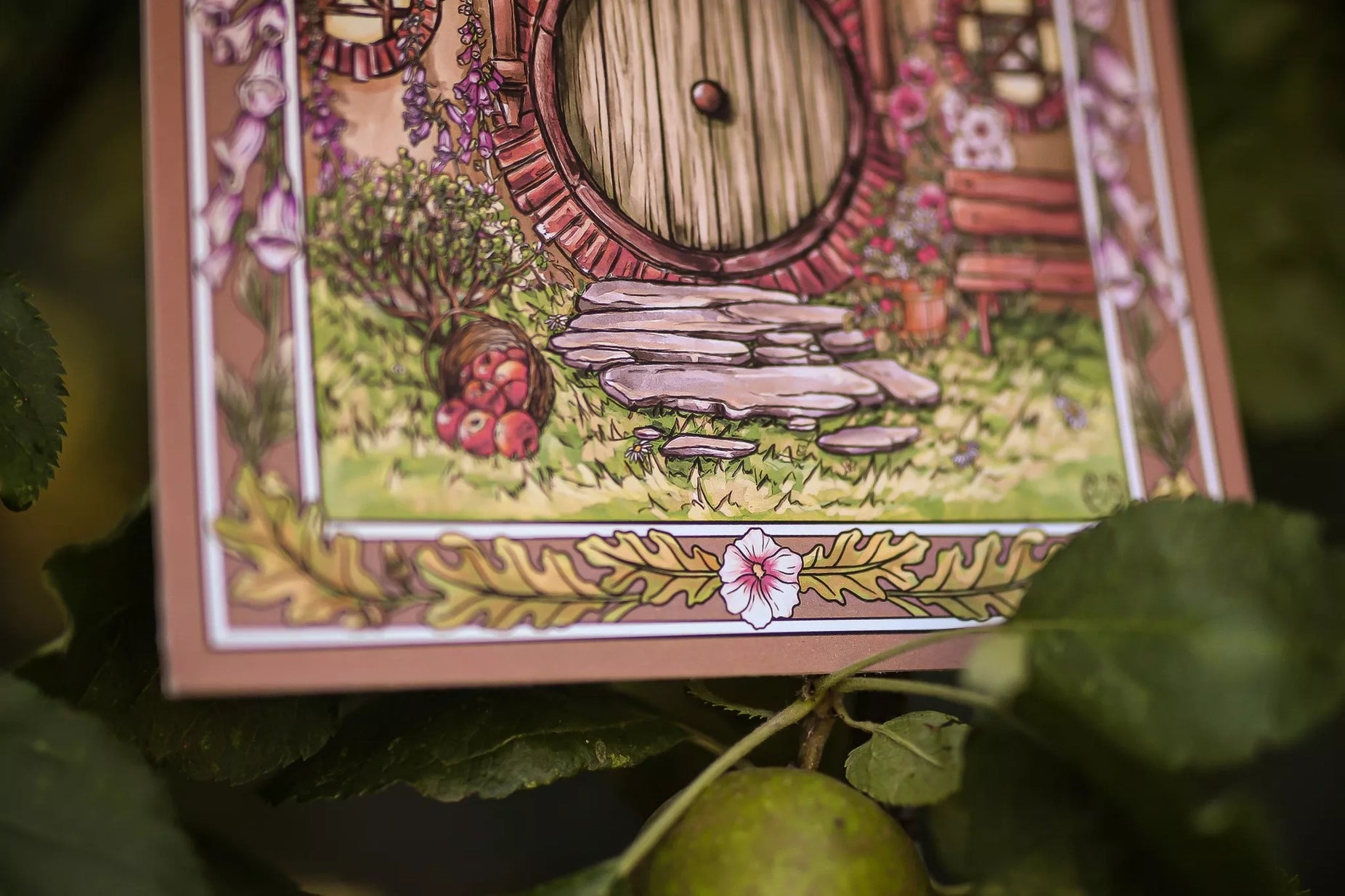 Illustration - Chaumière en Été