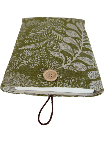 Housse protège livre - Pièce unique - Motif végétal