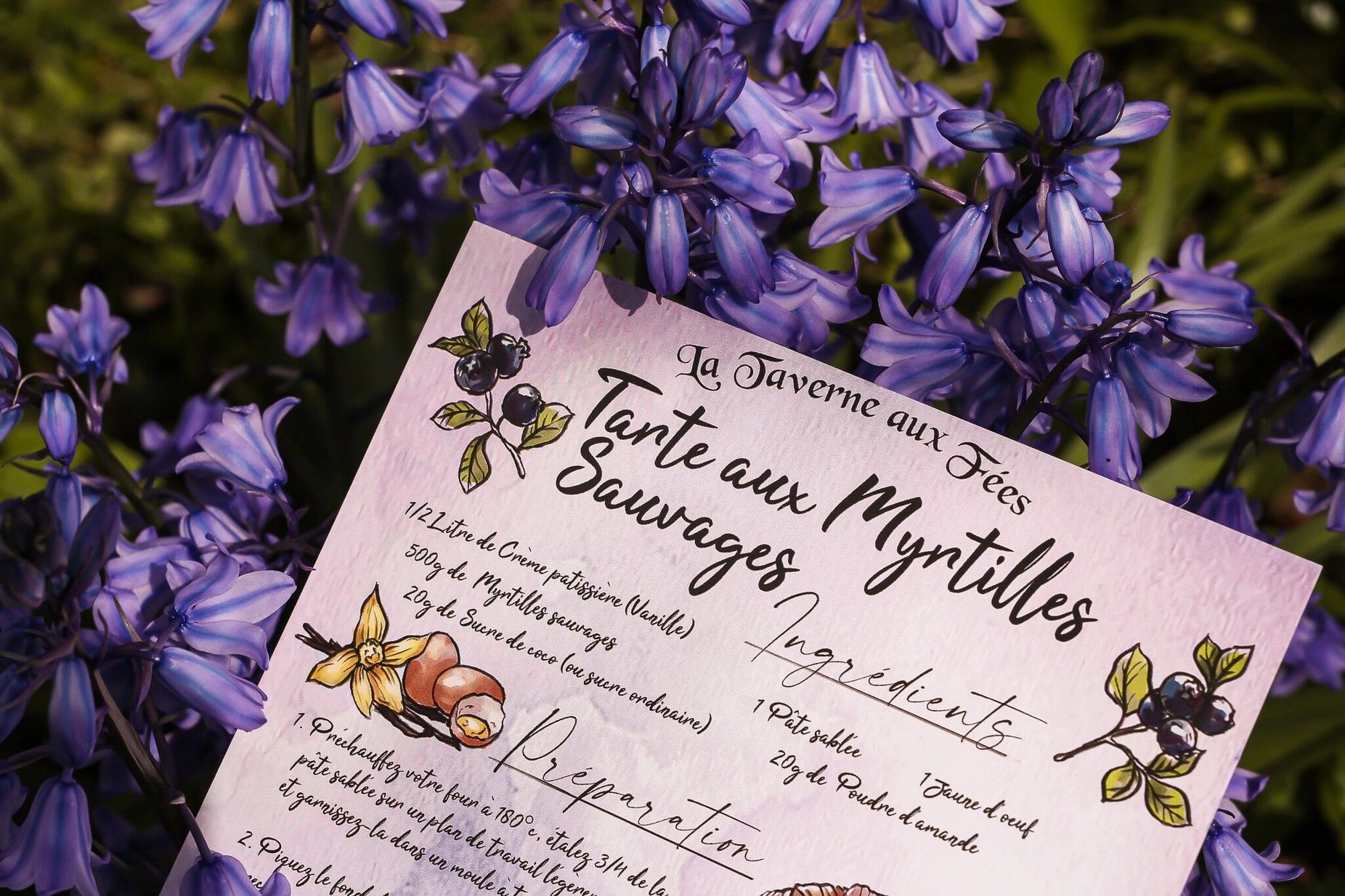 Illustration - Recette Tarte aux Myrtilles Sauvages