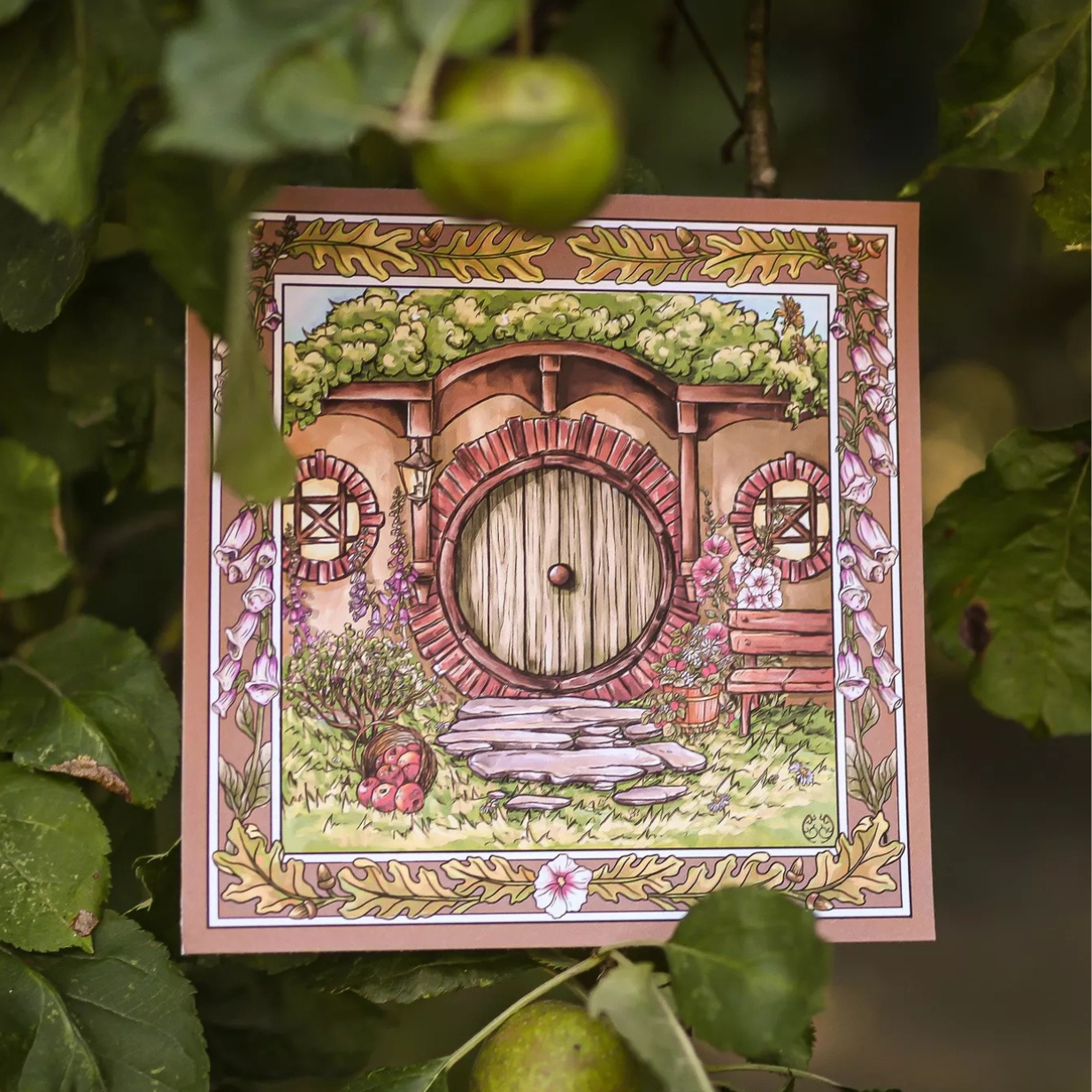 Illustration - Chaumière en Été