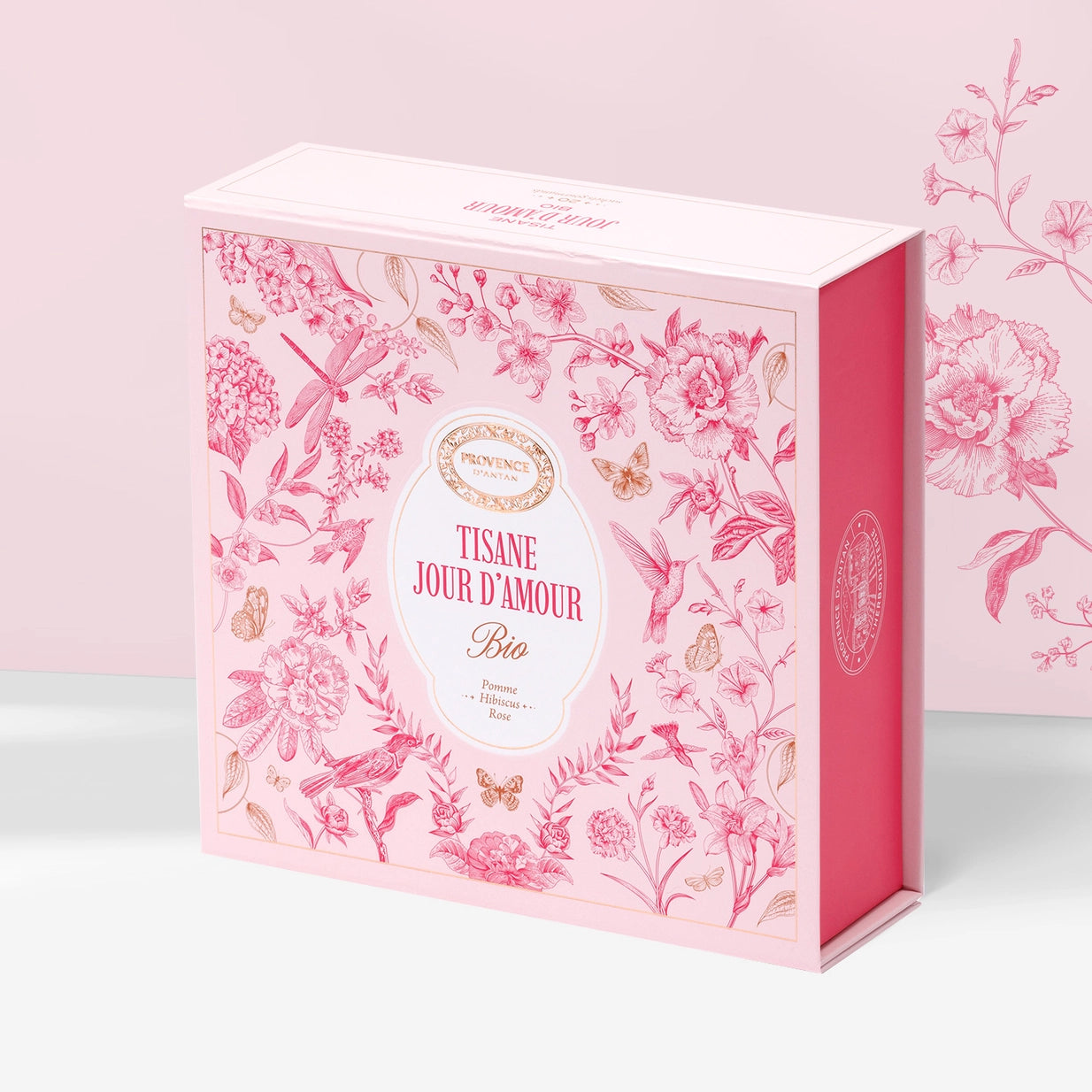 Tisane Jour d'Amour Bio - Coffret Magnétique - 20 Sachets