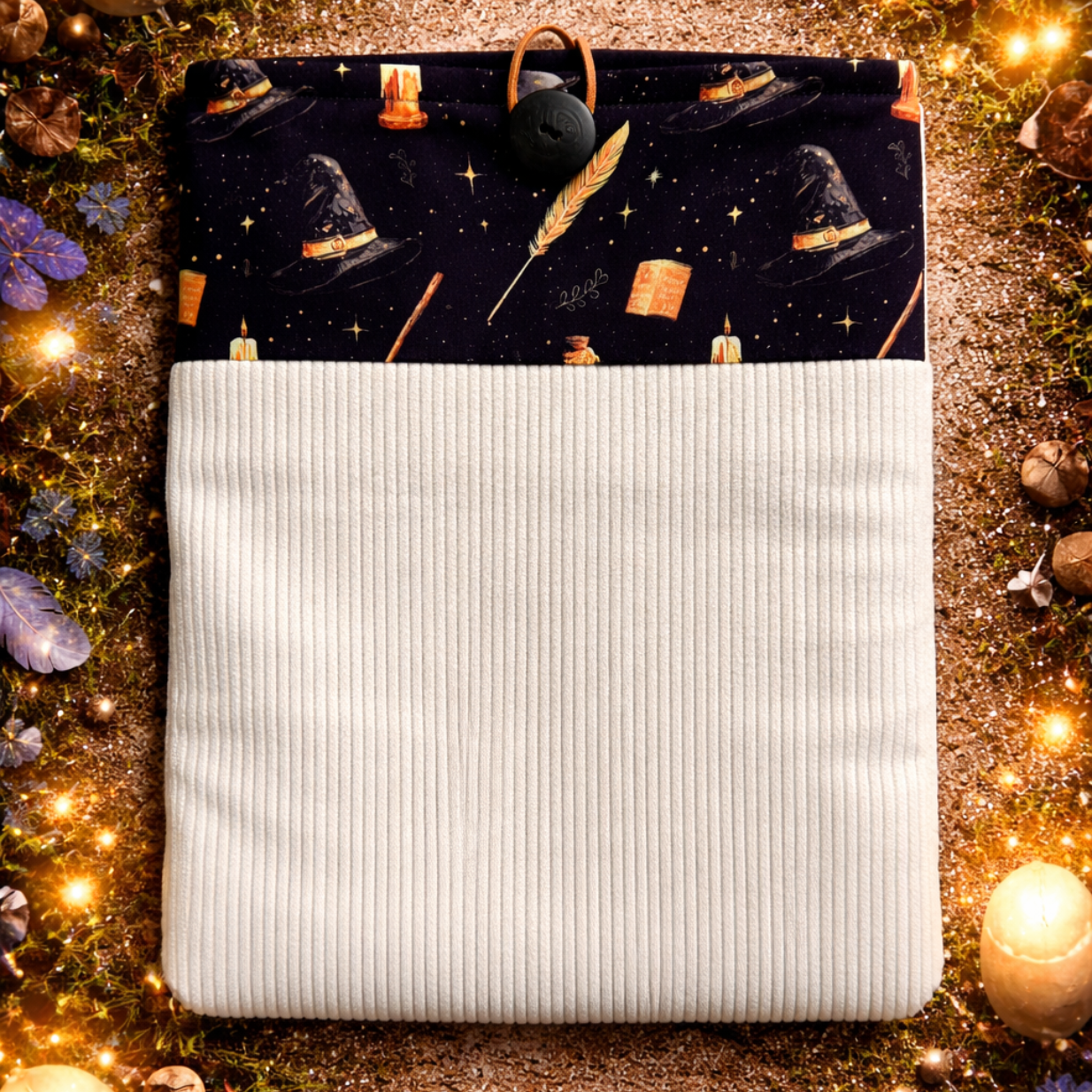 Housse protège livre - Pièce unique - Velours magique