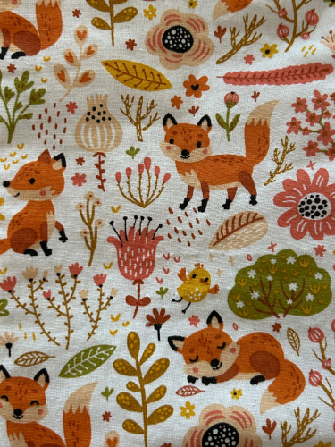 Housse protège livre + Marque-page offert - Pièce unique - Renard