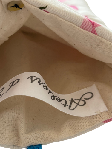 Housse protège livre + Marque-page offert - Pièce unique - Fleurs printanières