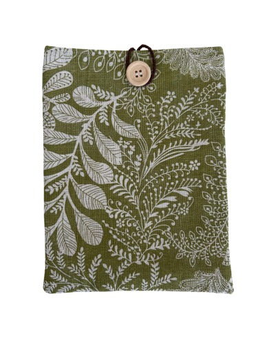 Housse protège livre - Pièce unique - Motif végétal