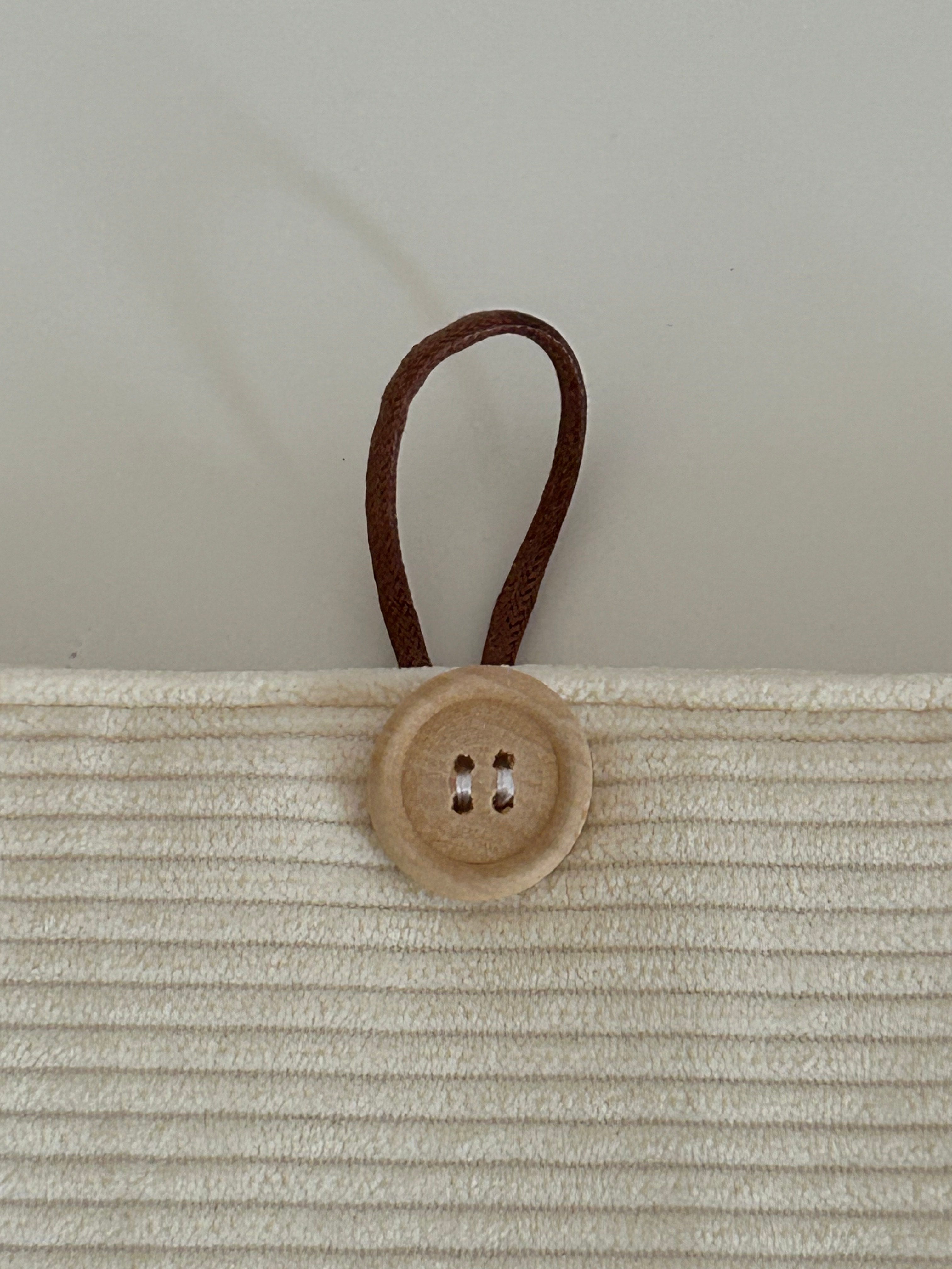 Housse protège livre - Pièce unique - Velours écru