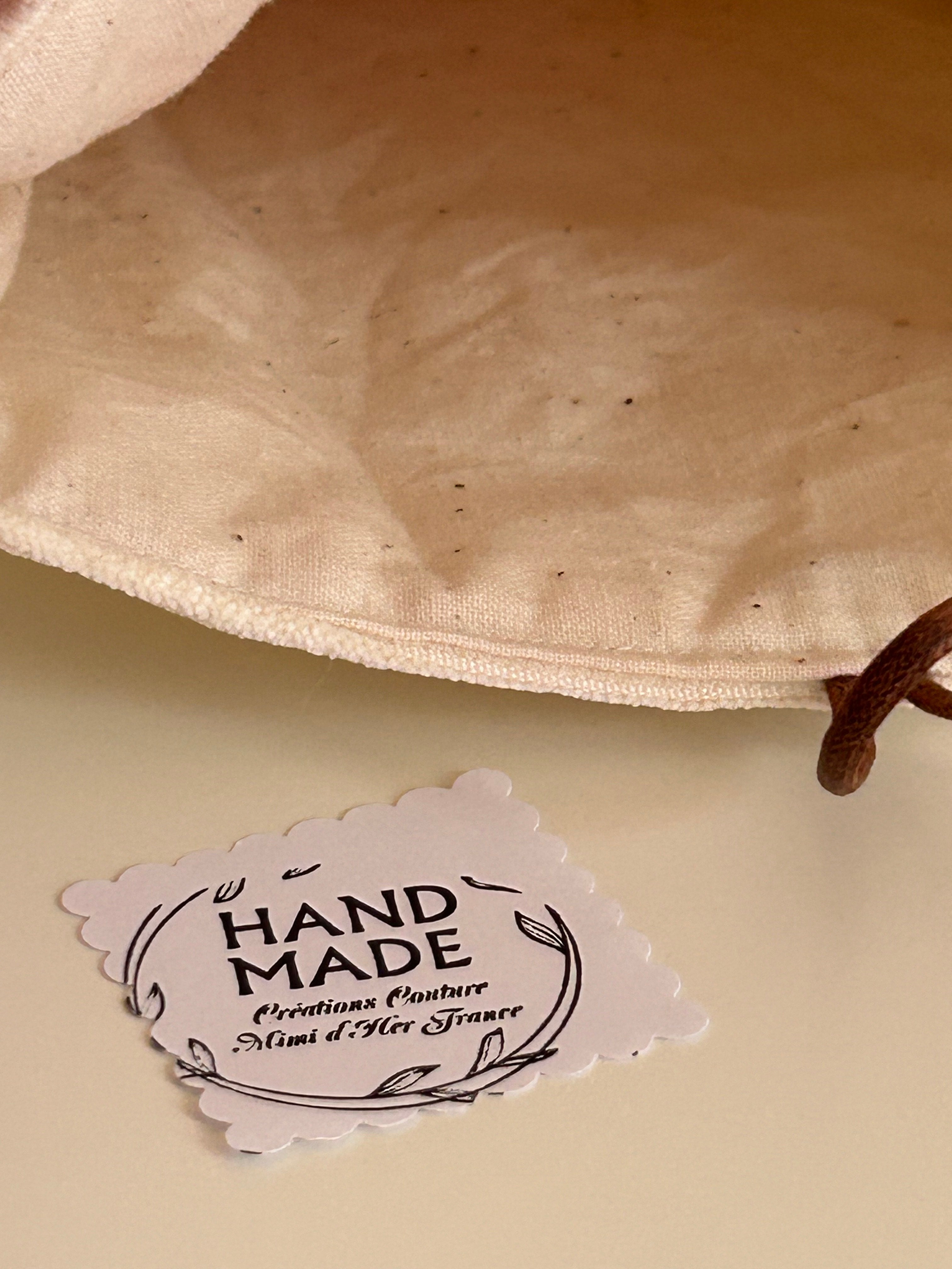 Housse protège livre - Pièce unique - Velours écru