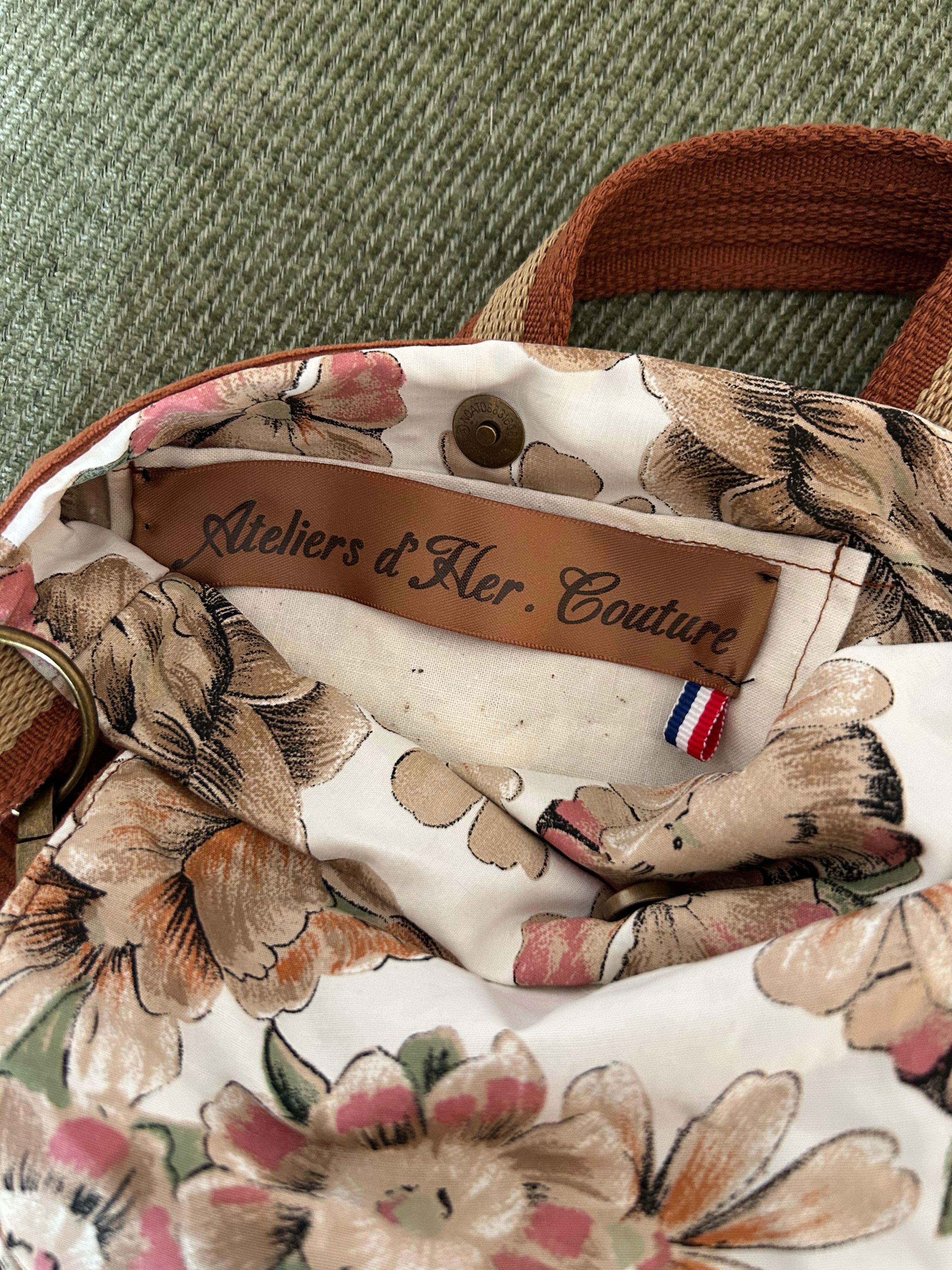 Sac besace de fées à fleurs