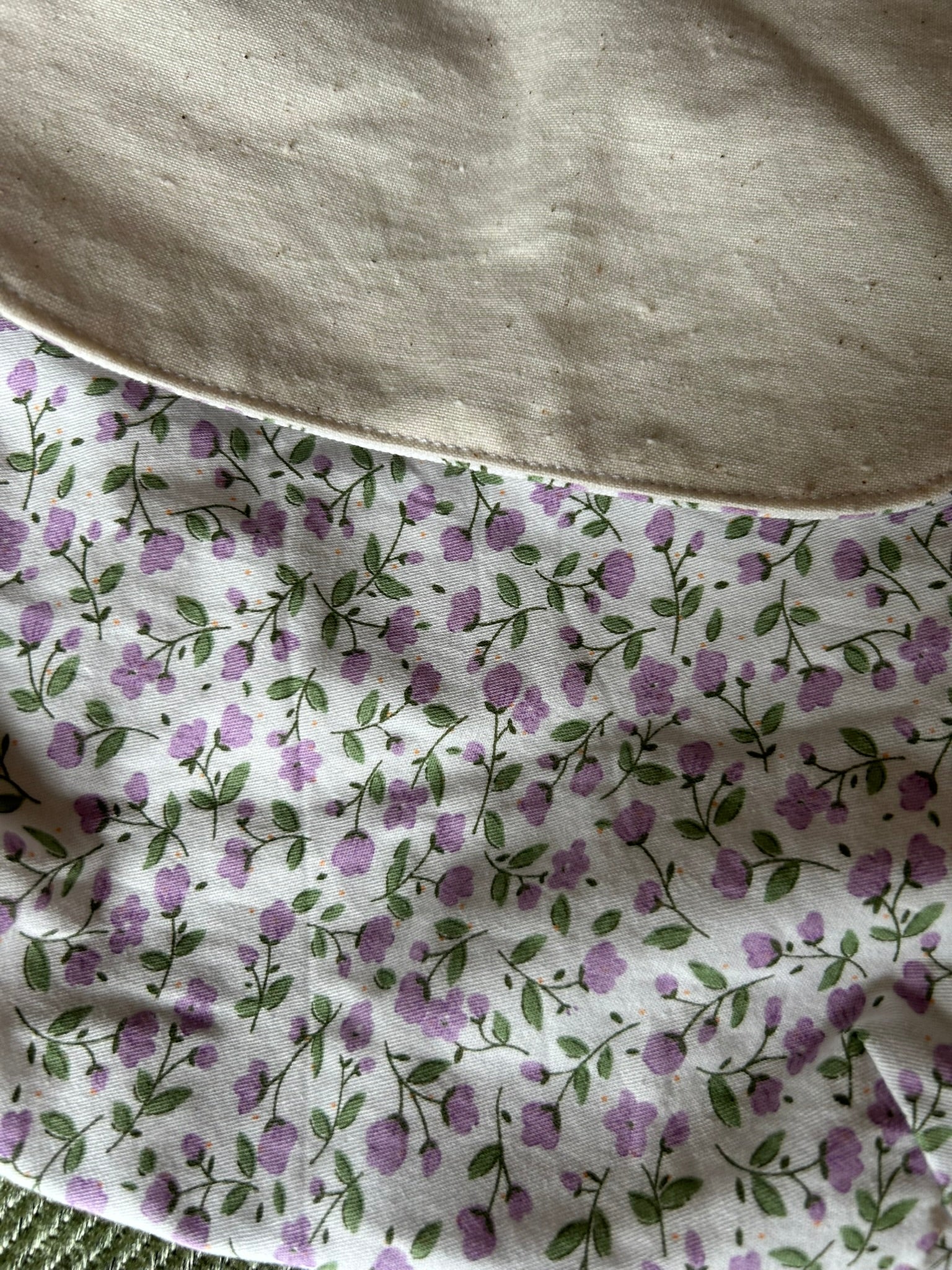 Sac besace de fées fleuri