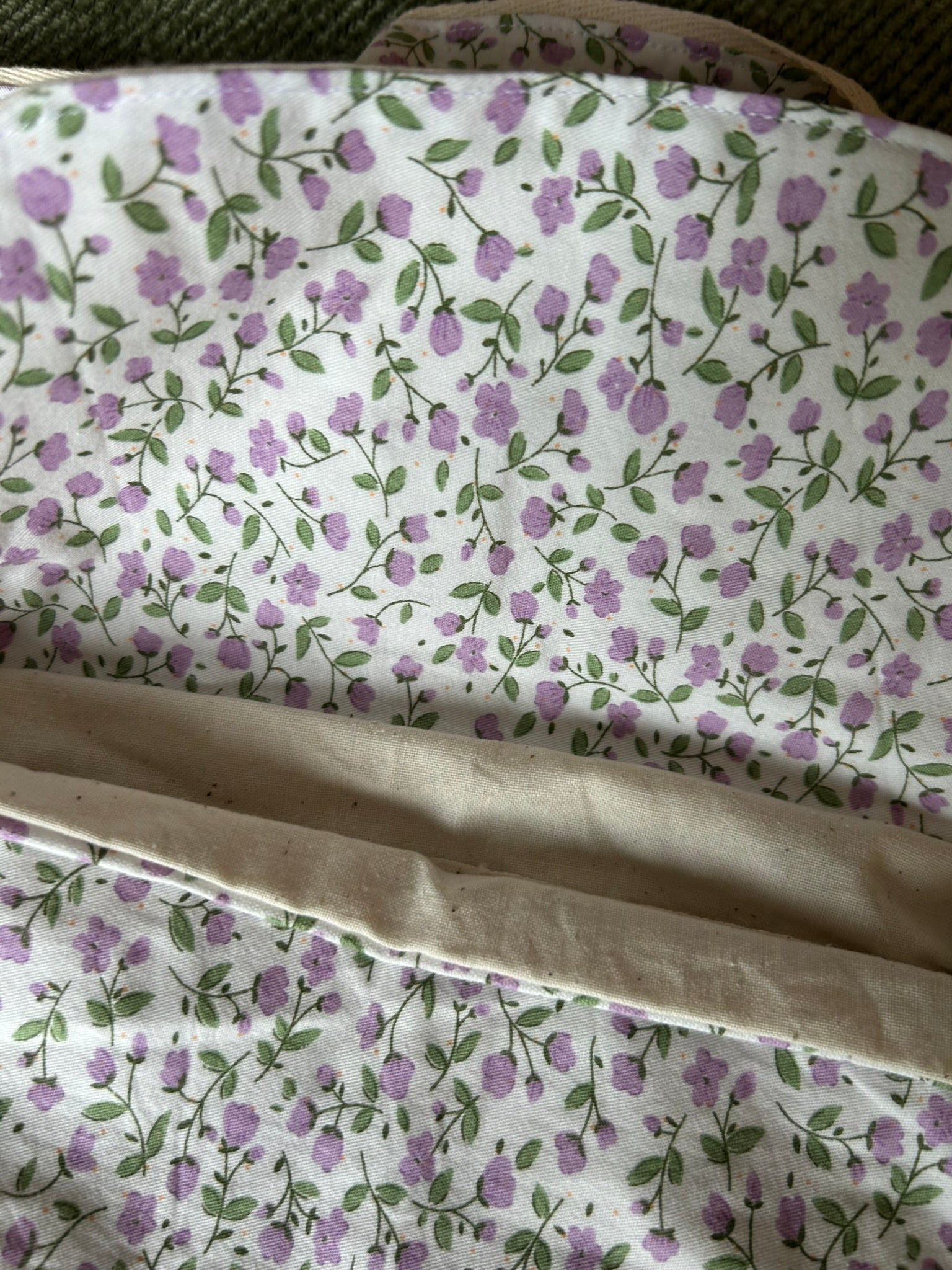 Sac besace de fées fleuri