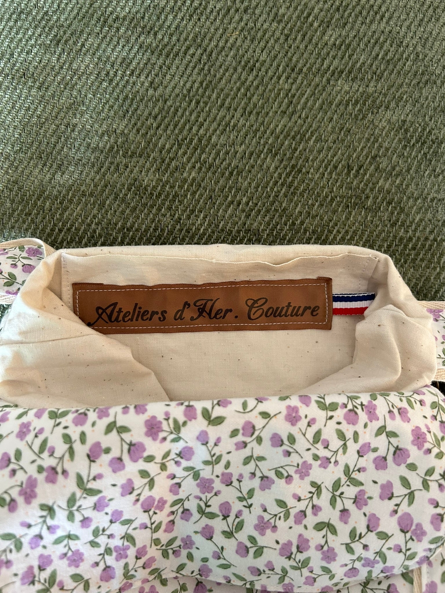 Sac besace de fées fleuri