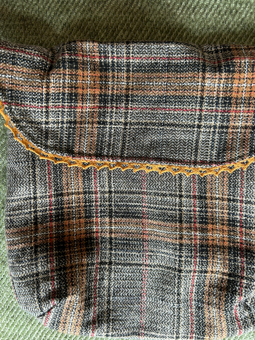Sac écossais brodé