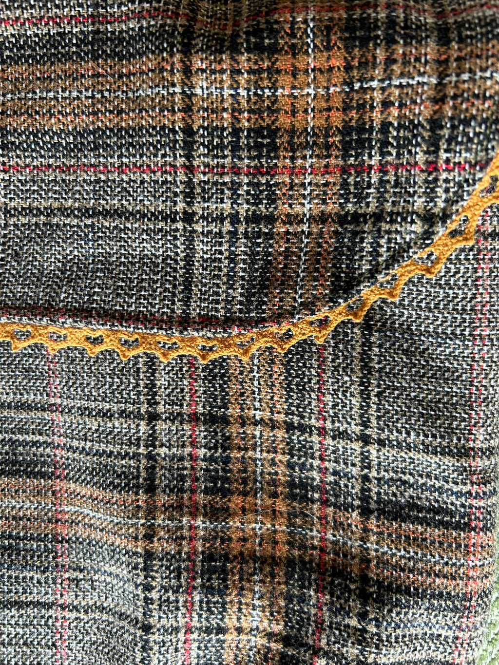 Sac écossais brodé