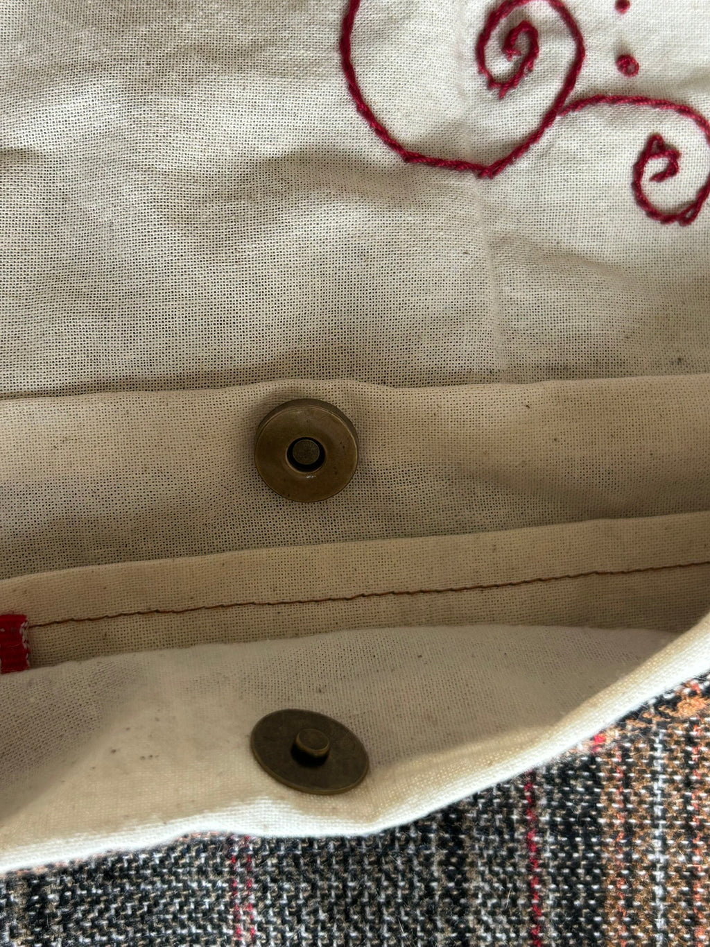 Sac écossais brodé