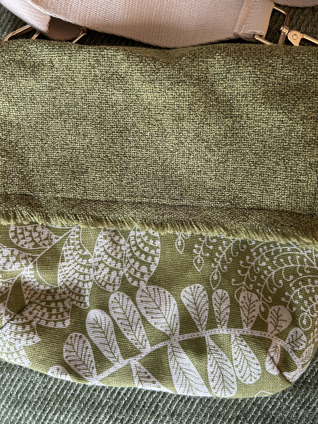 Sac besace de farfadet vert