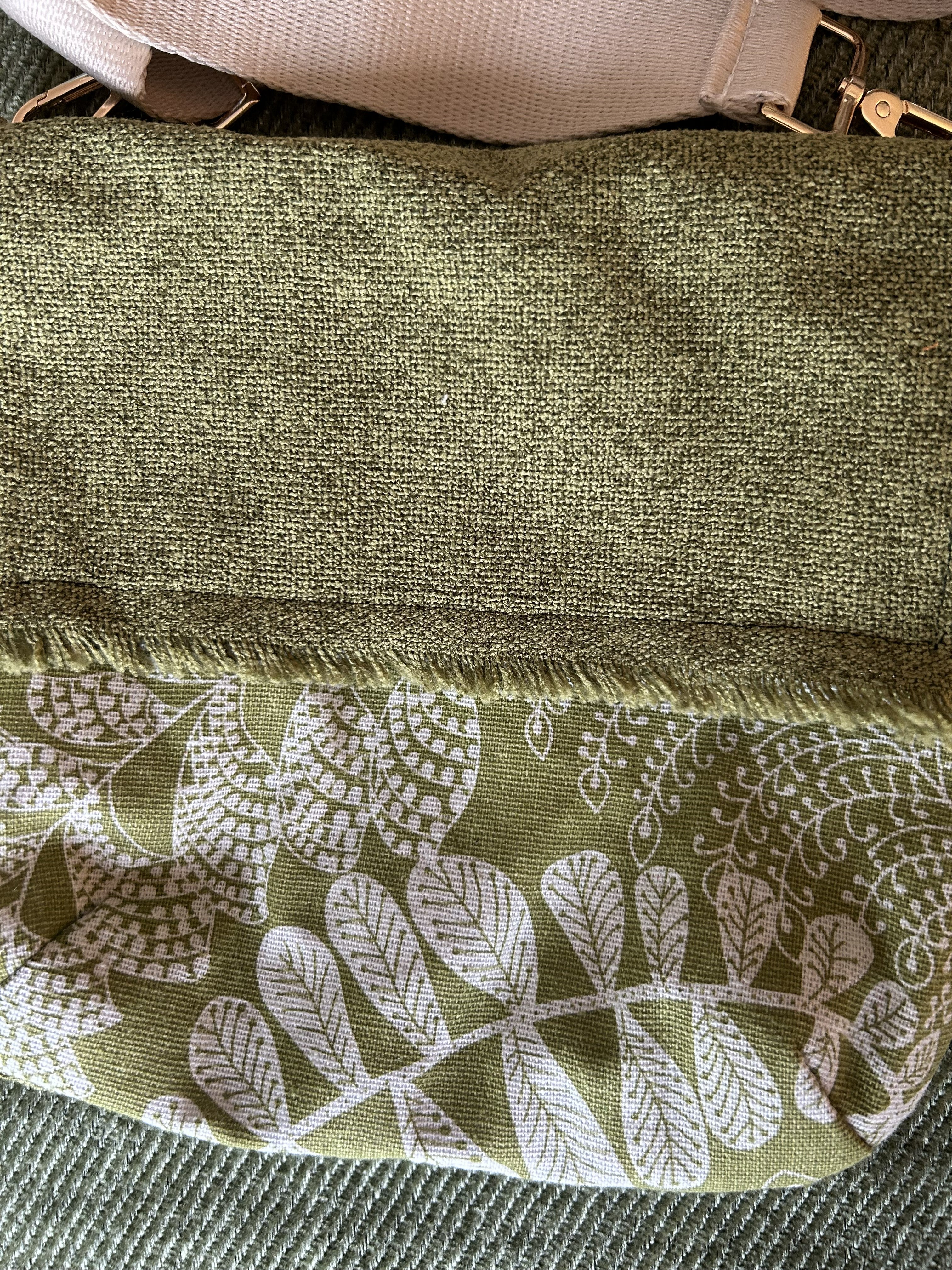 Sac besace de farfadet vert