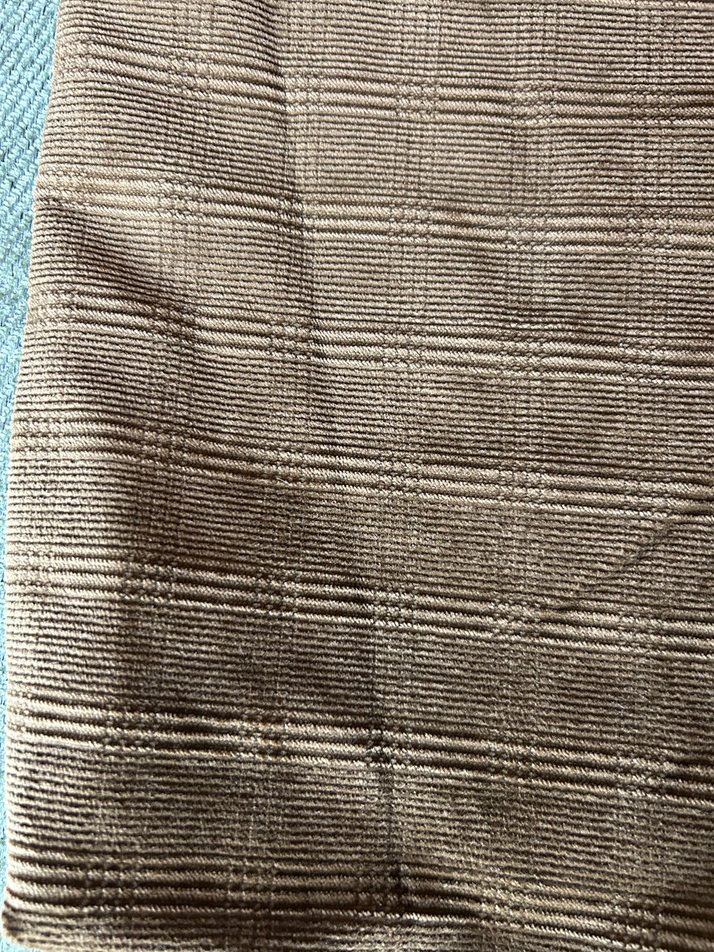 Sacoche réversible velours kaki