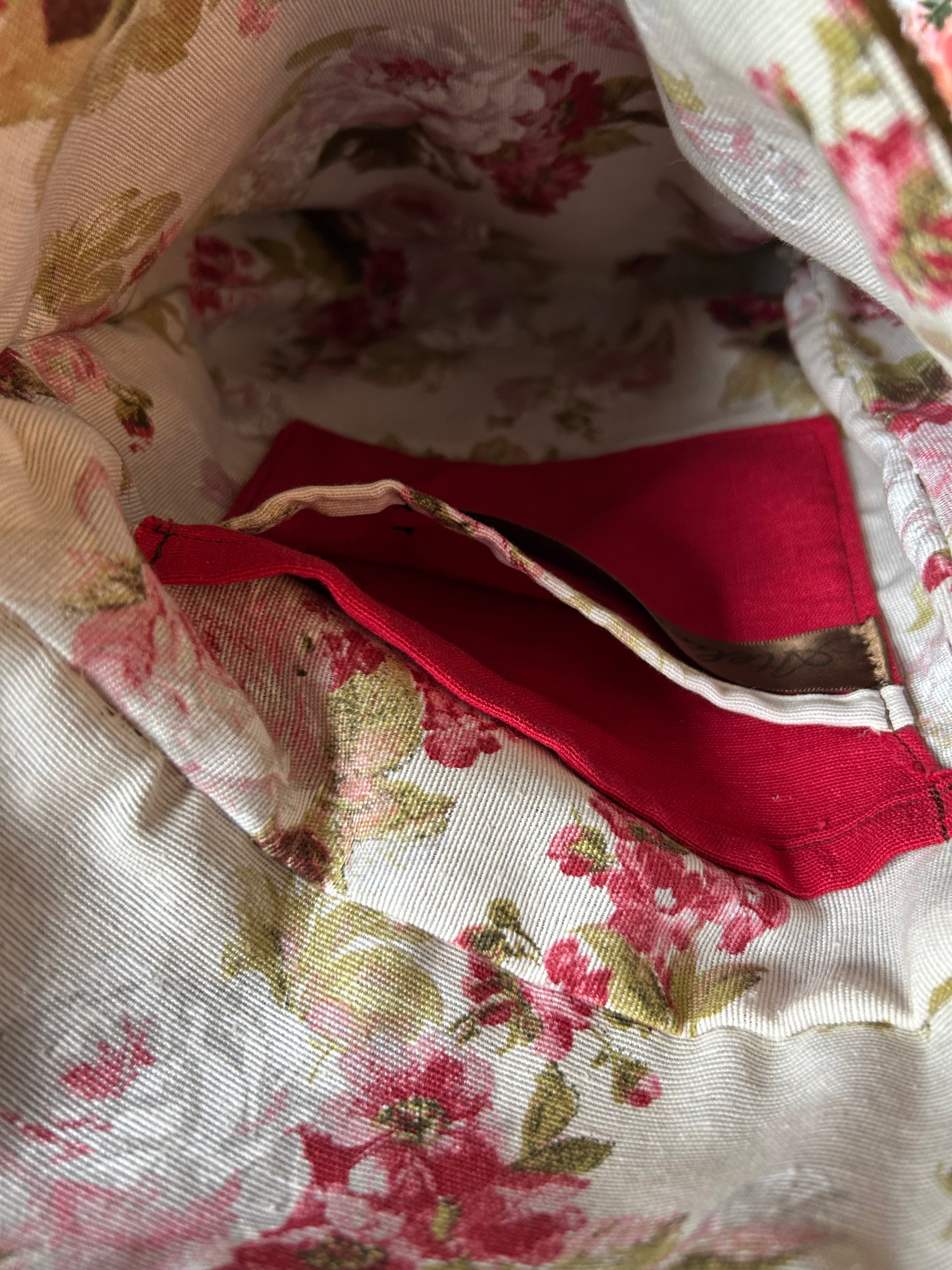 Sacoche réversible velours kaki