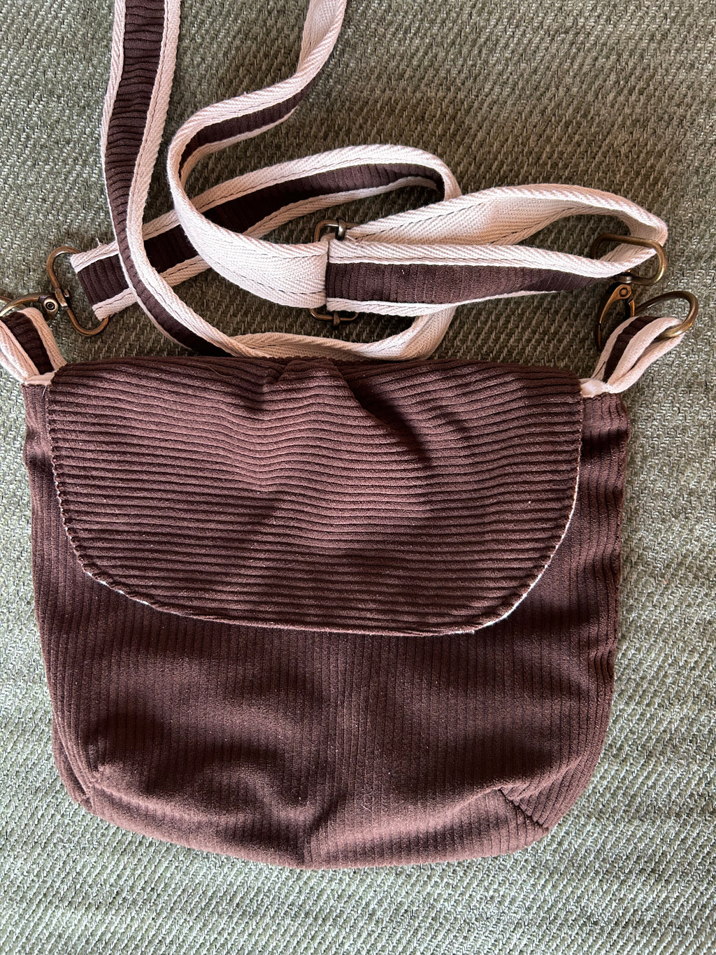 Sac besace de fées brun