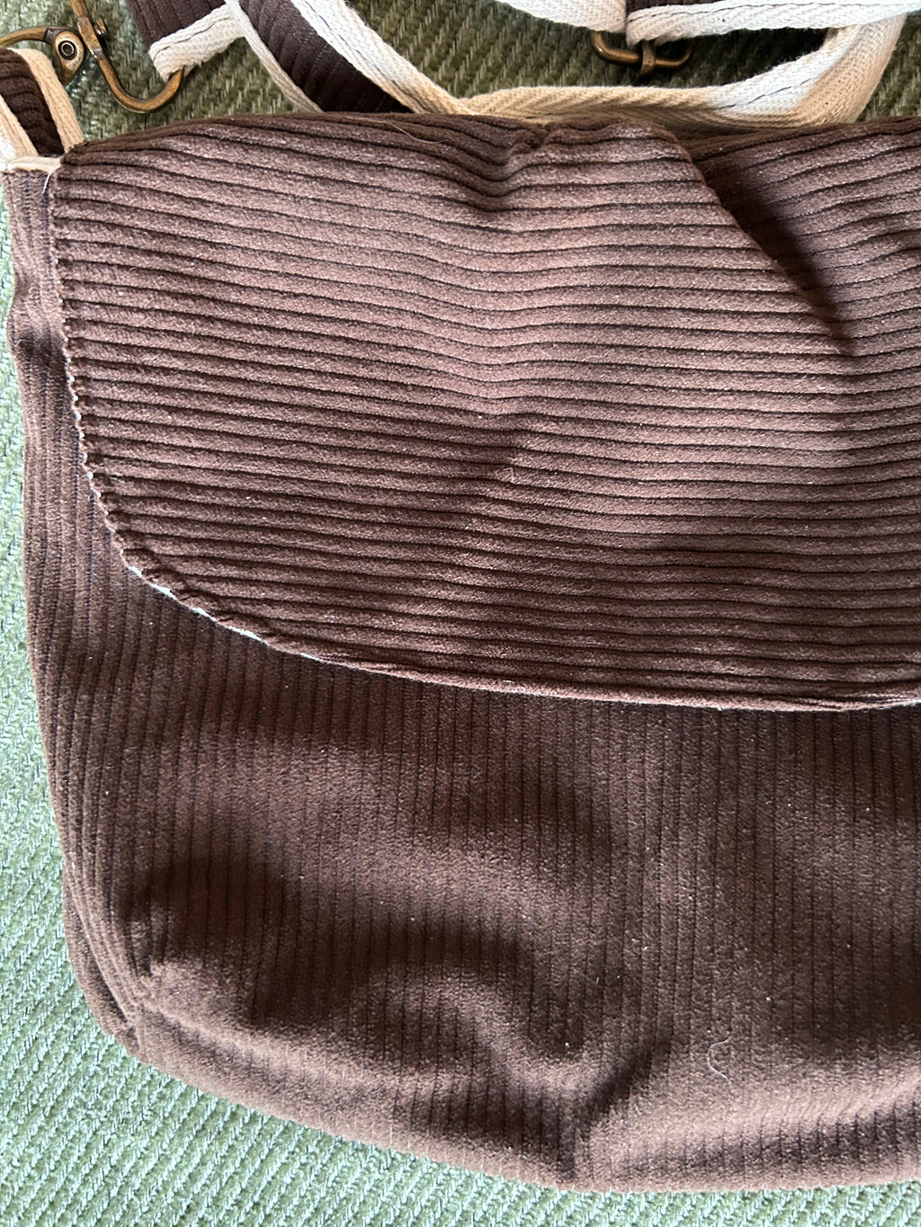 Sac besace de fées brun