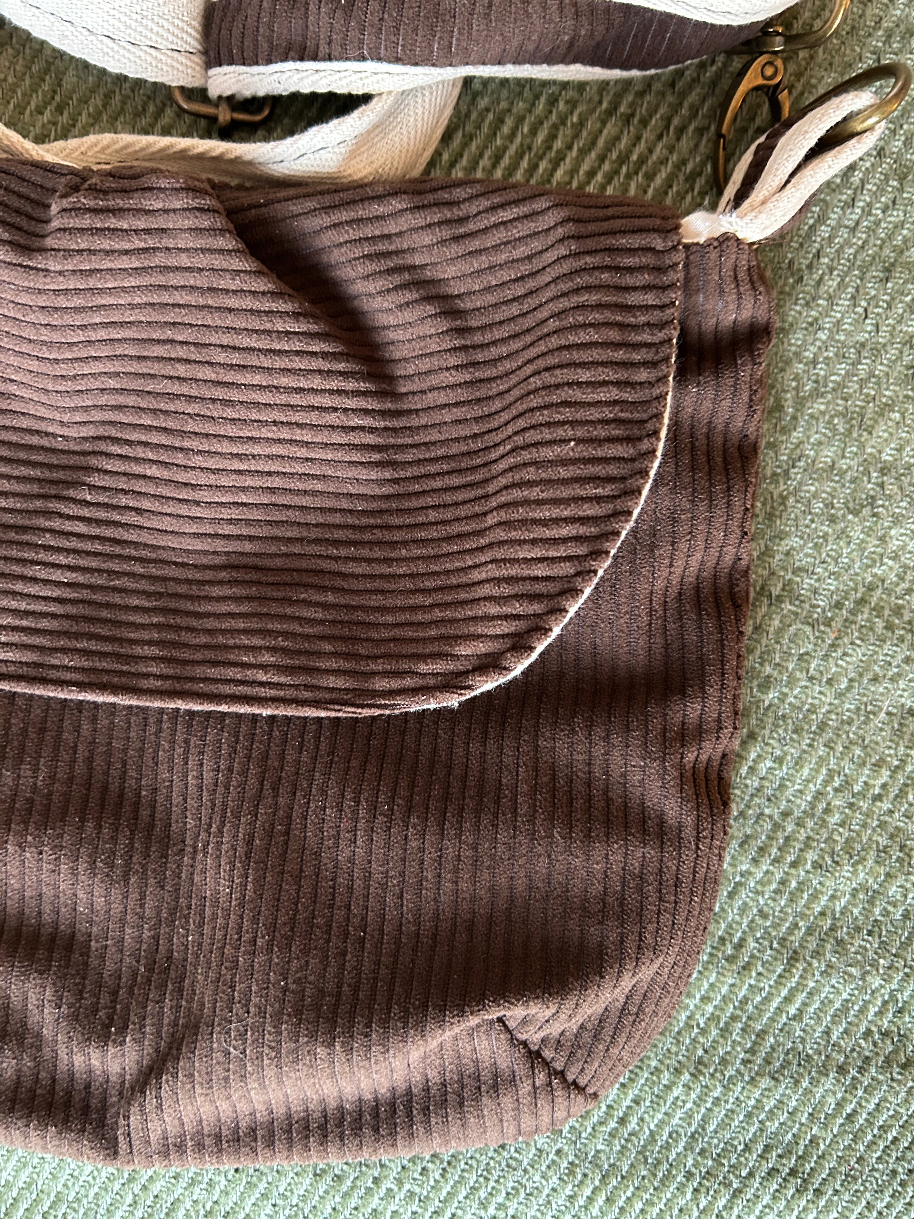 Sac besace de fées brun