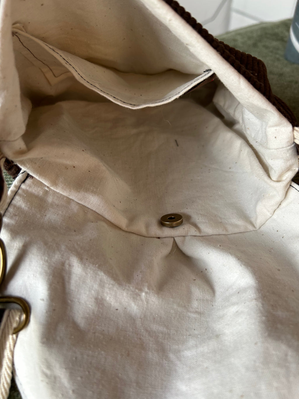 Sac besace de fées brun