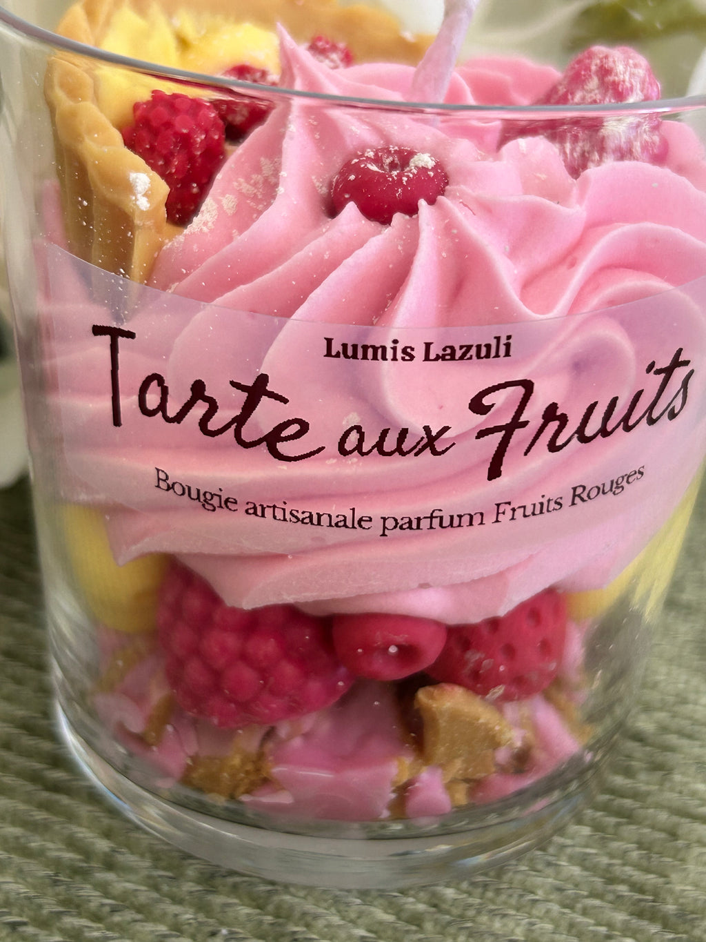 Bougie Gourmande tarte aux fruits