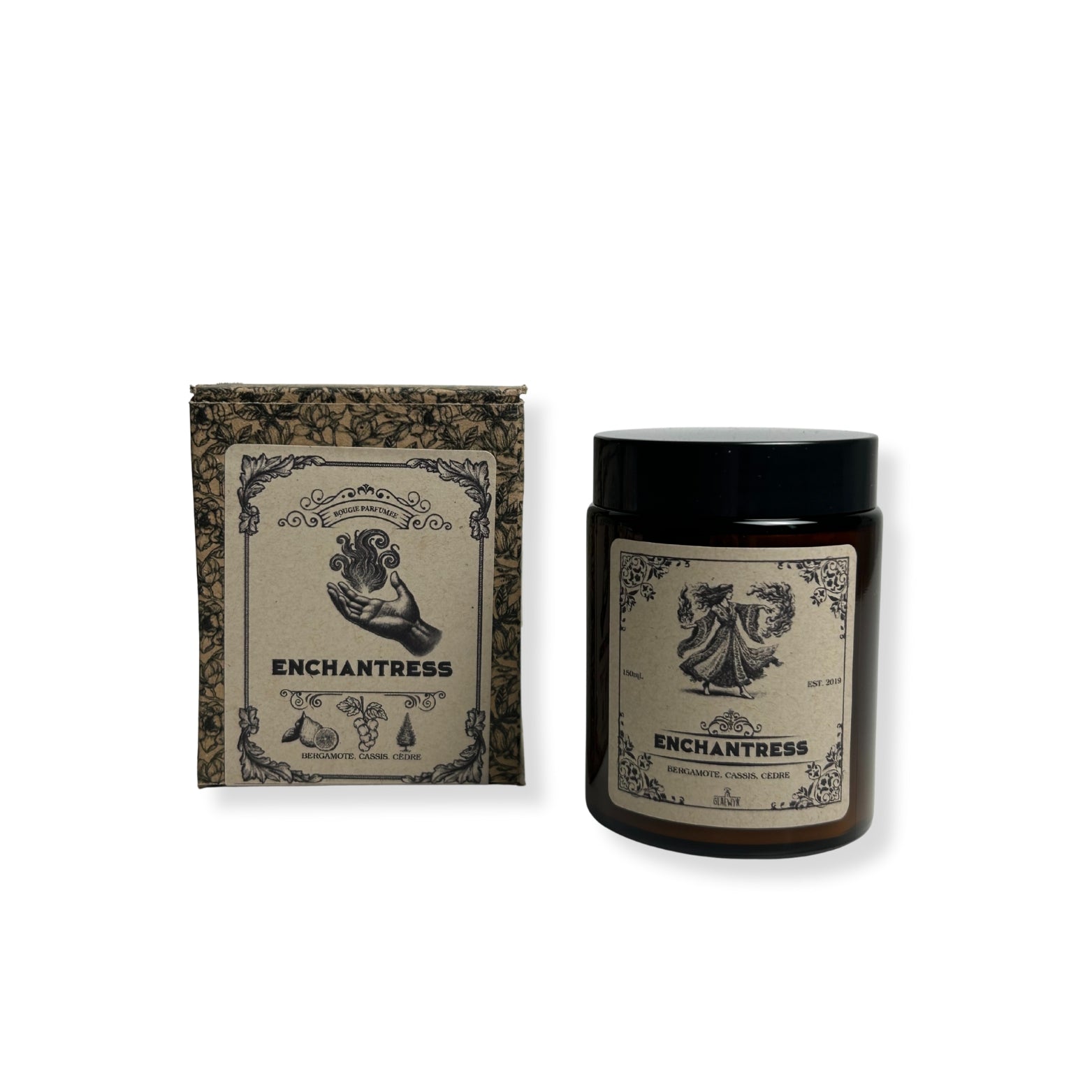 Bougie Enchantress • Bergamote, Cassis